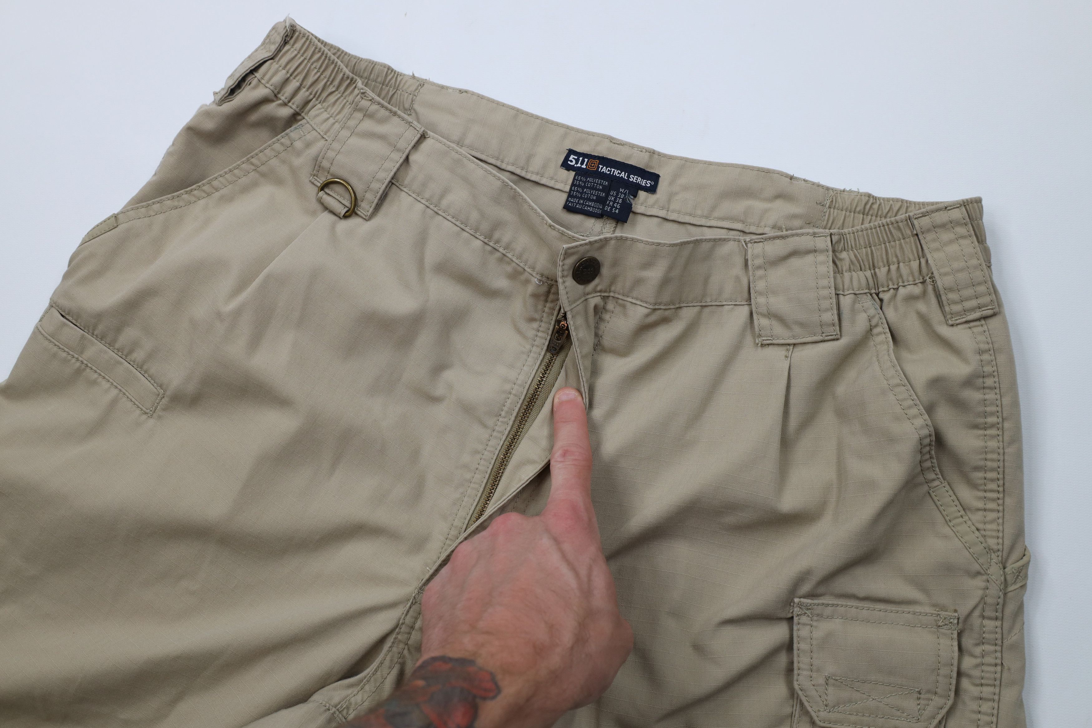 Vintage 5.11 Tactical Series Lightweight Double Knee Cargo Pants Size US 38 / EU 54 - 7 Thumbnail