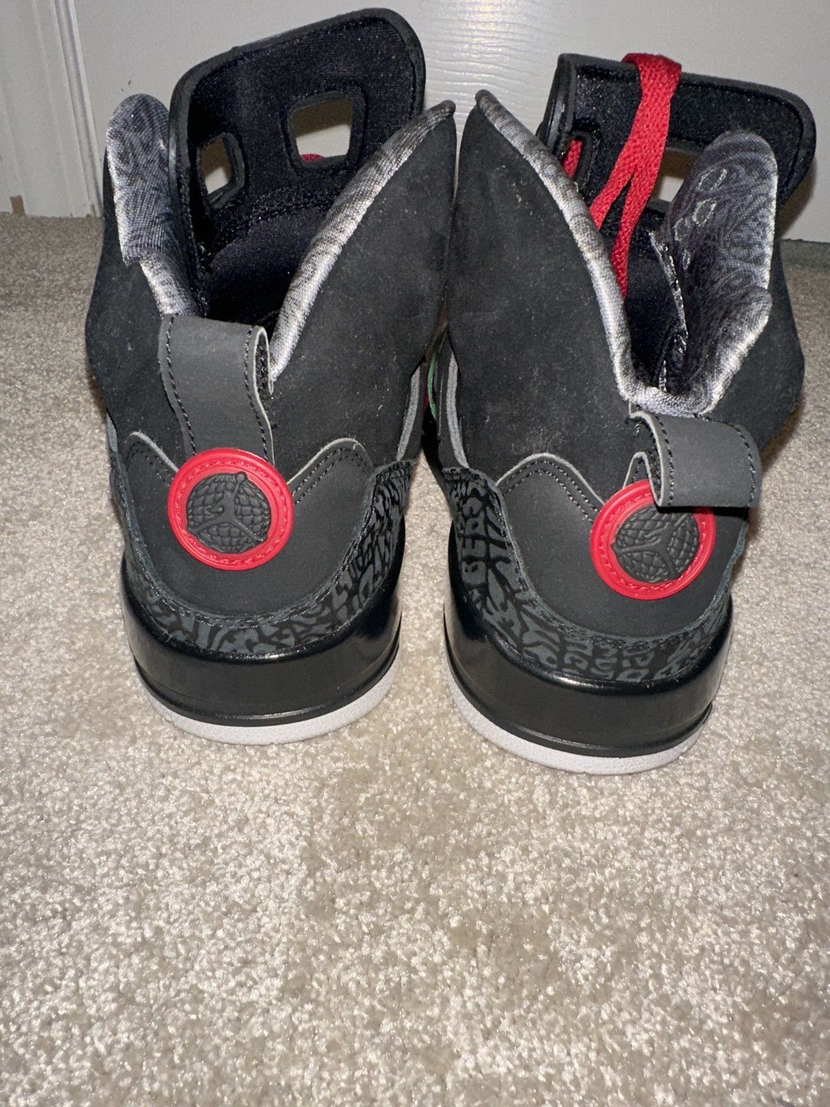 Jordan Brand Jordan Spizike Black Varsity Red 2017 Size US 10 / EU 43 - 3 Thumbnail