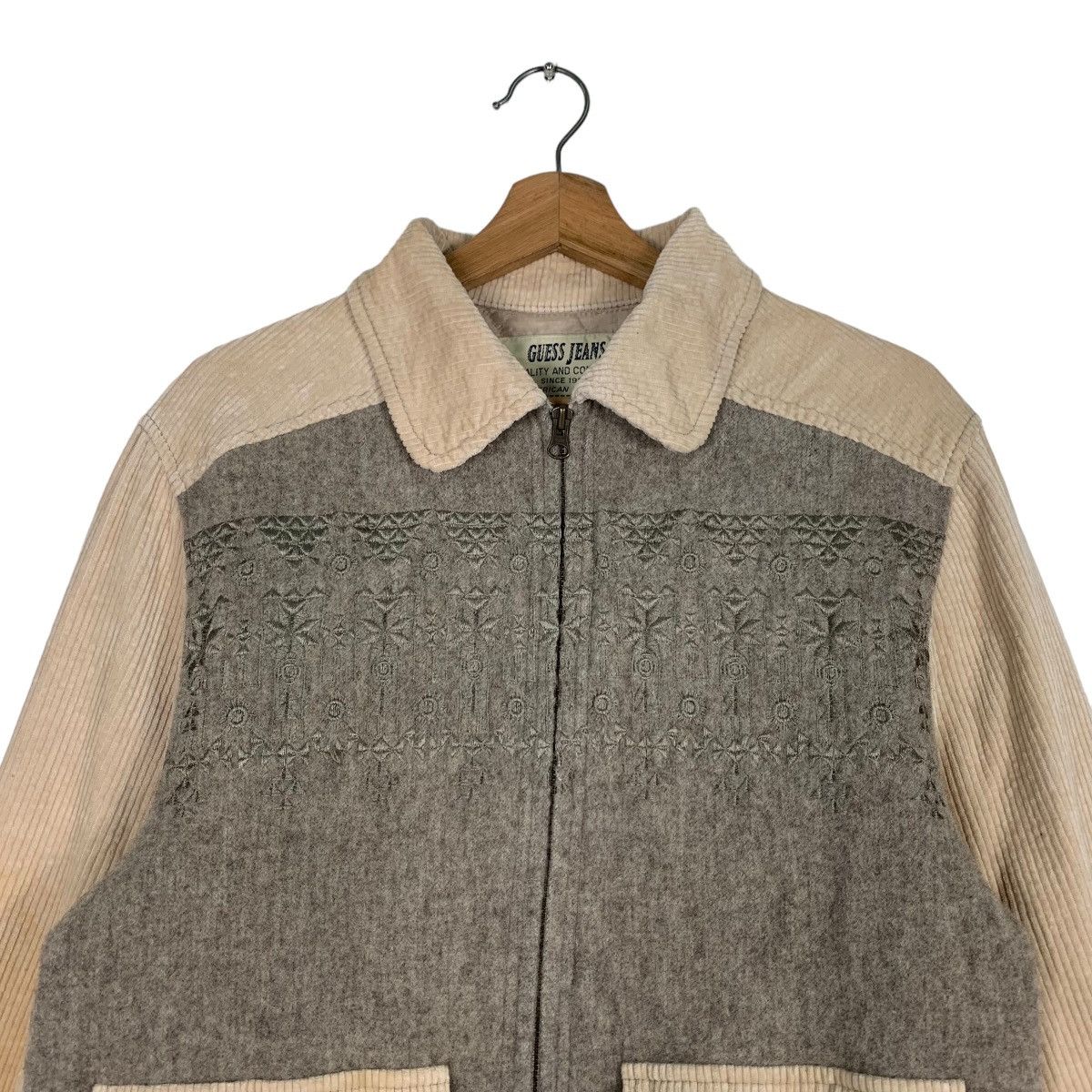 Guess GUESS JEANS USA Classic Design Corduroy Jacket #0600-C28 Size US M / EU 48-50 / 2 - 2 Thumbnail