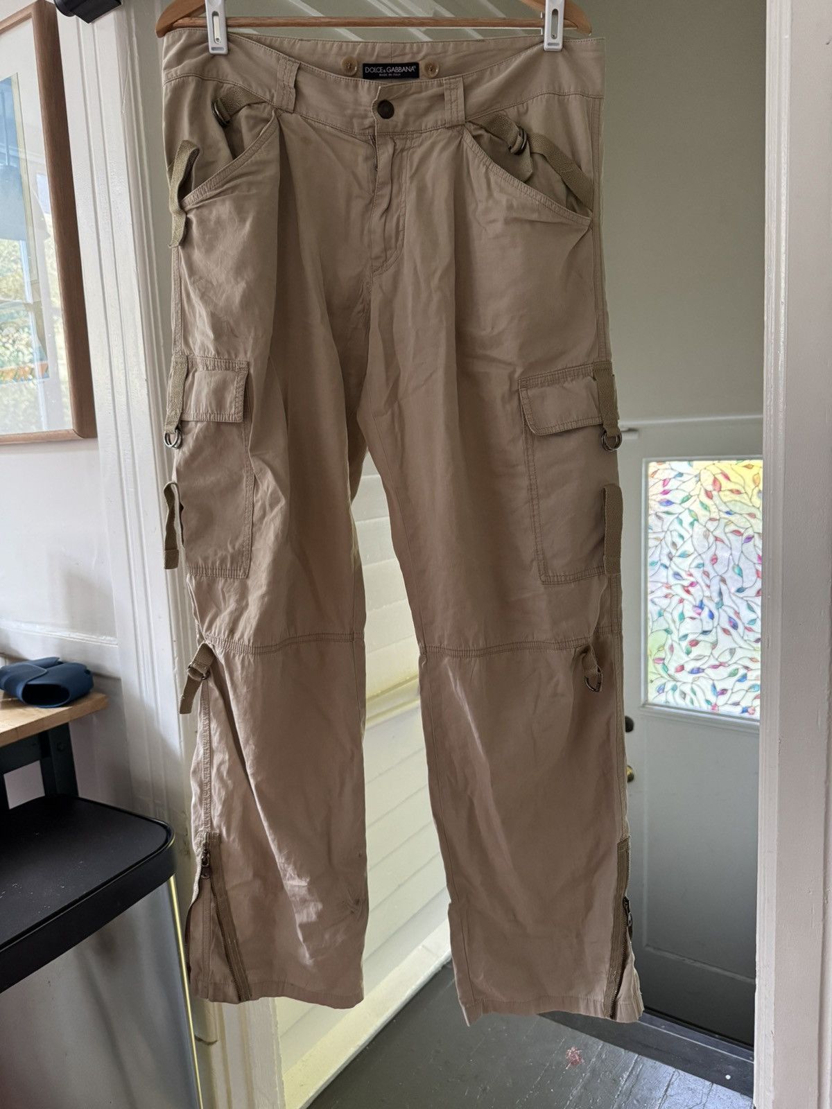 Dolce & Gabbana Archive Bondage Dolce and Gabbana Pants Y2K Vintage Size US 36 / EU 52 - 1 Thumbnail