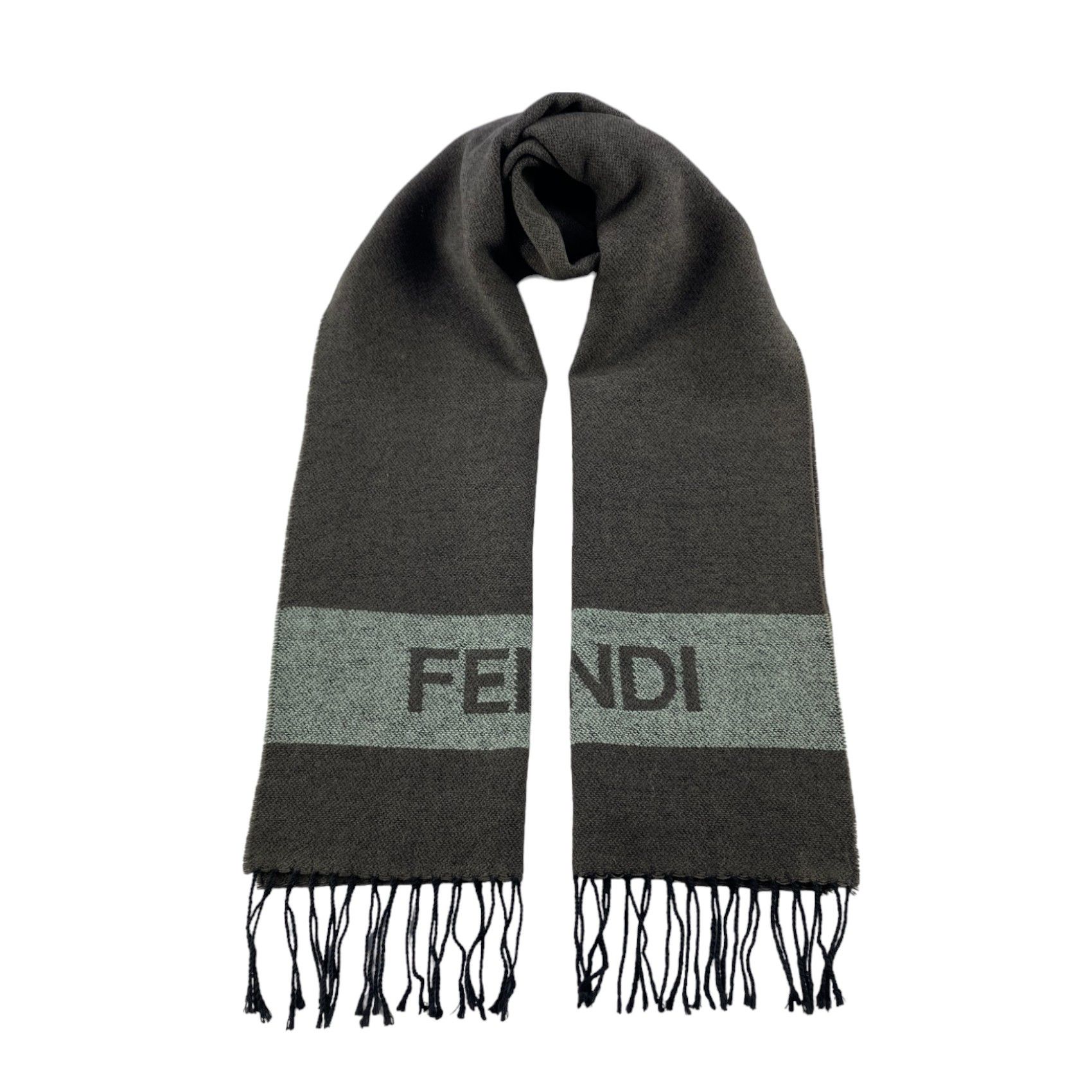Fendi × Vintage Fendi Scarf / Muffler / Neckwear - WW1069 Size ONE SIZE - 1 Thumbnail
