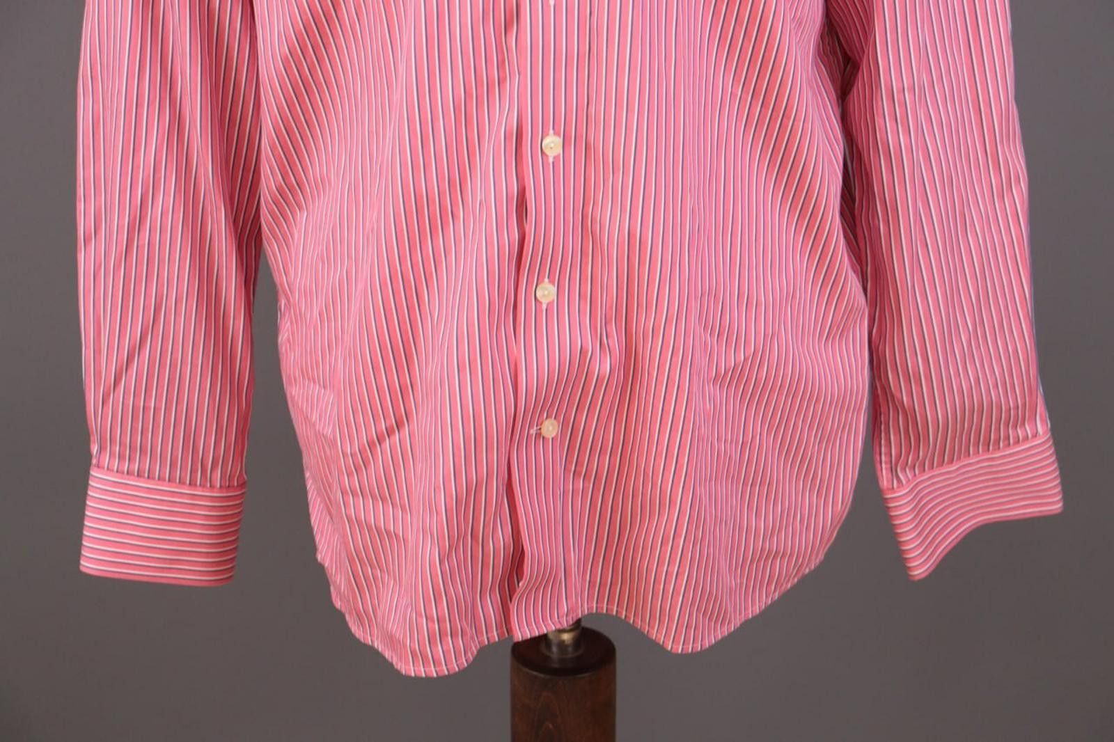 Eton Eton Contemporary Pink Stripe Button Down Shirt Size 41 / 16 Size US M / EU 48-50 / 2 - 5 Thumbnail