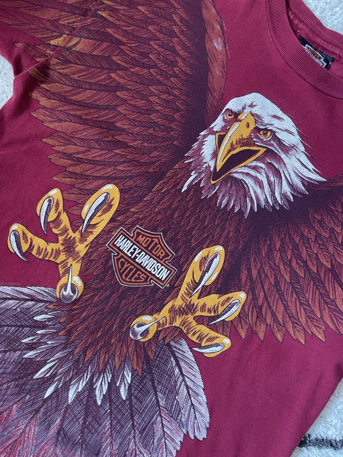 Harley Davidson Vintage Eagel AOP Tee Size US M / EU 48-50 / 2 - 3 Thumbnail