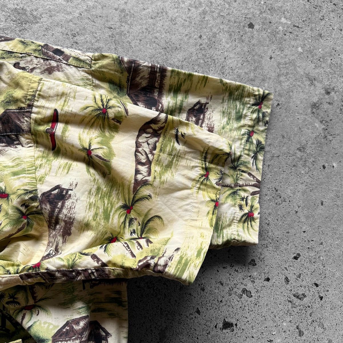 Gap Gap Mens Vintage Hawaiian Palms Short Sleeve Button Up Shirt Size US XL / EU 56 / 4 - 4 Thumbnail
