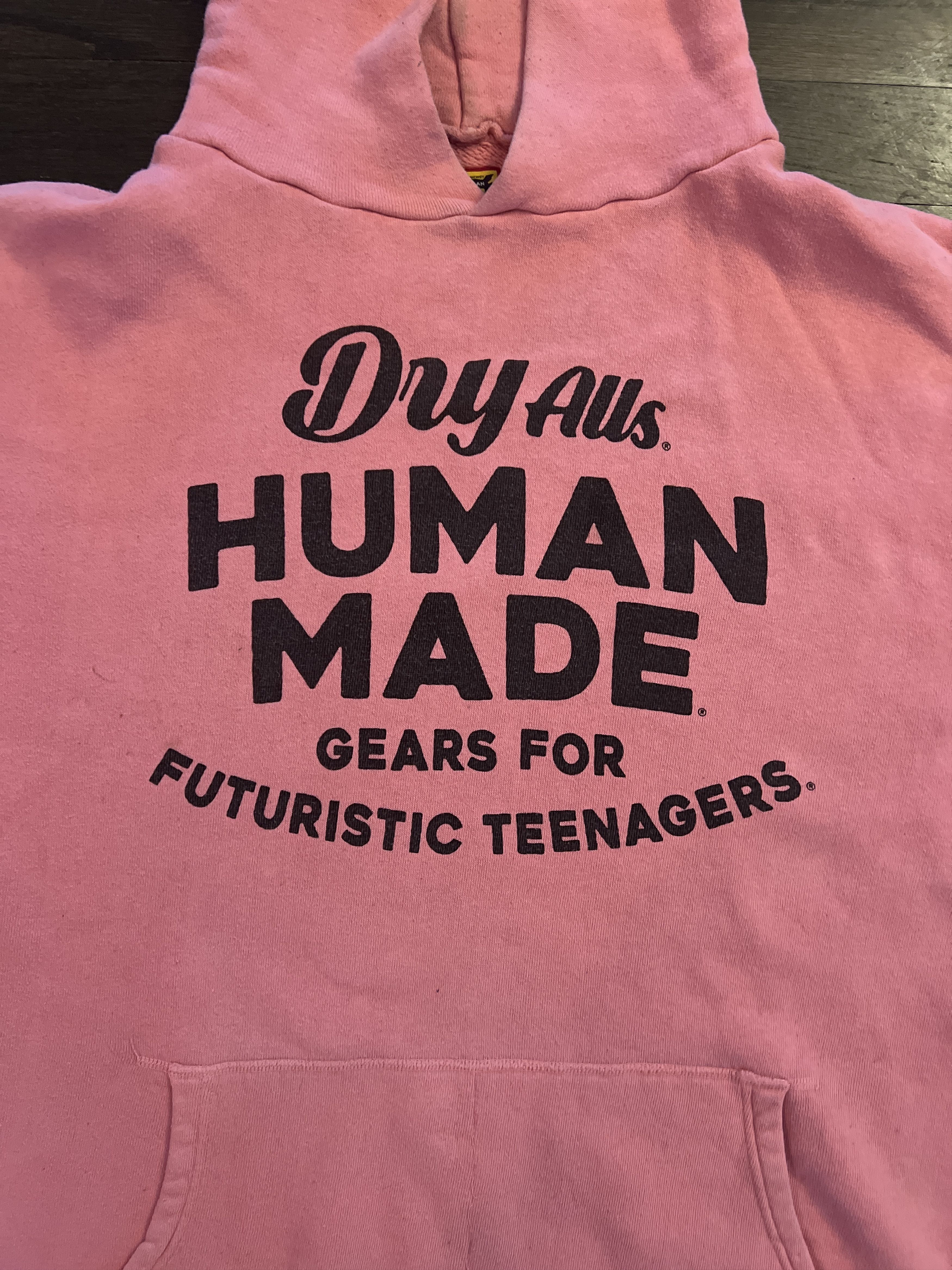 image of Human Made Made Pink Hoodie, Men's (Size XL)