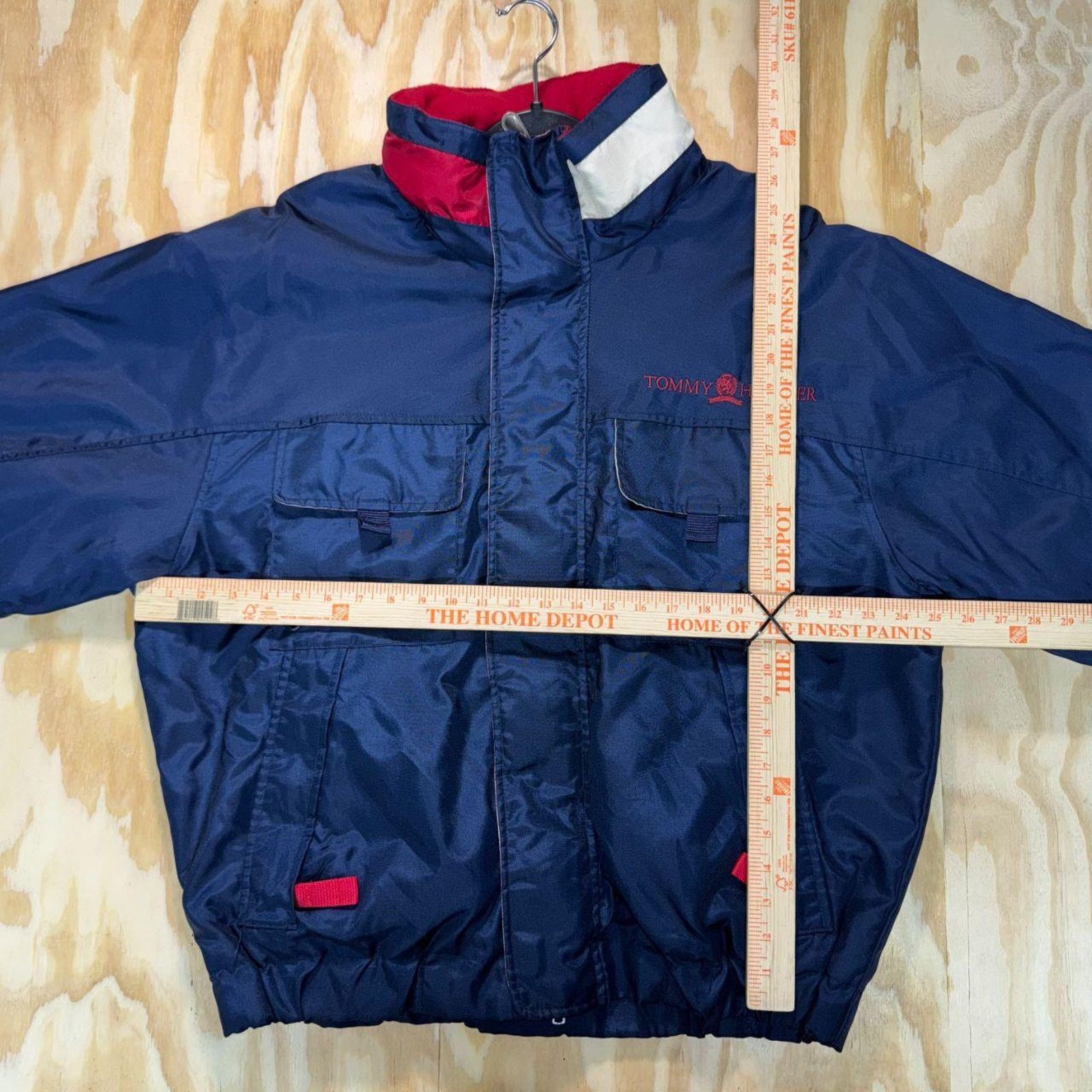 Tommy Hilfiger Vintage y2k tommy hilfiger embroidered cargo puffer jacket Size US L / EU 52-54 / 3 - 4 Thumbnail