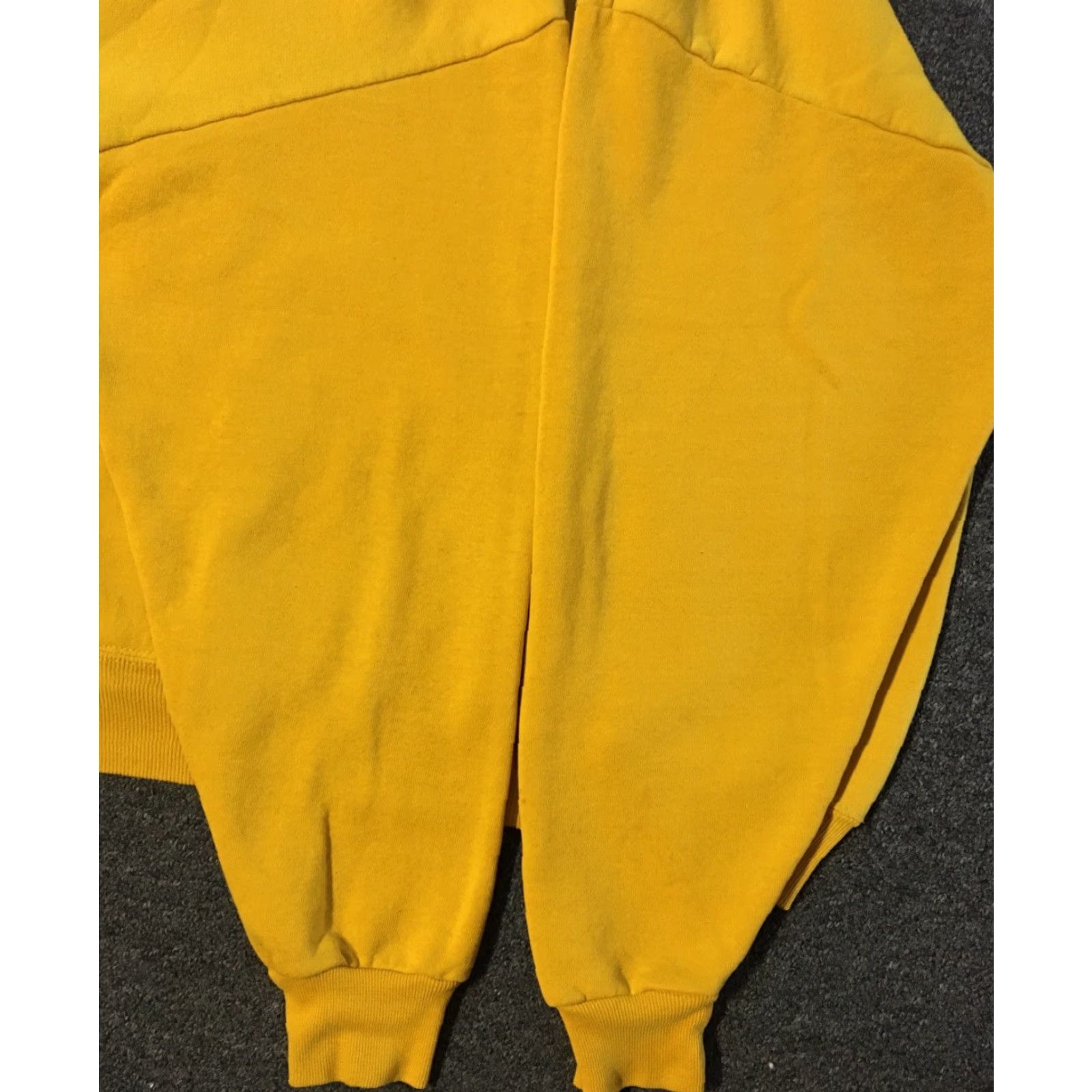Vintage VINTAGE ASU 90s Hoodies Sweatshirt L Yellow Arizona State University Faded Spellout Hoodie Mens Size US L / EU 52-54 / 3 - 5 Thumbnail