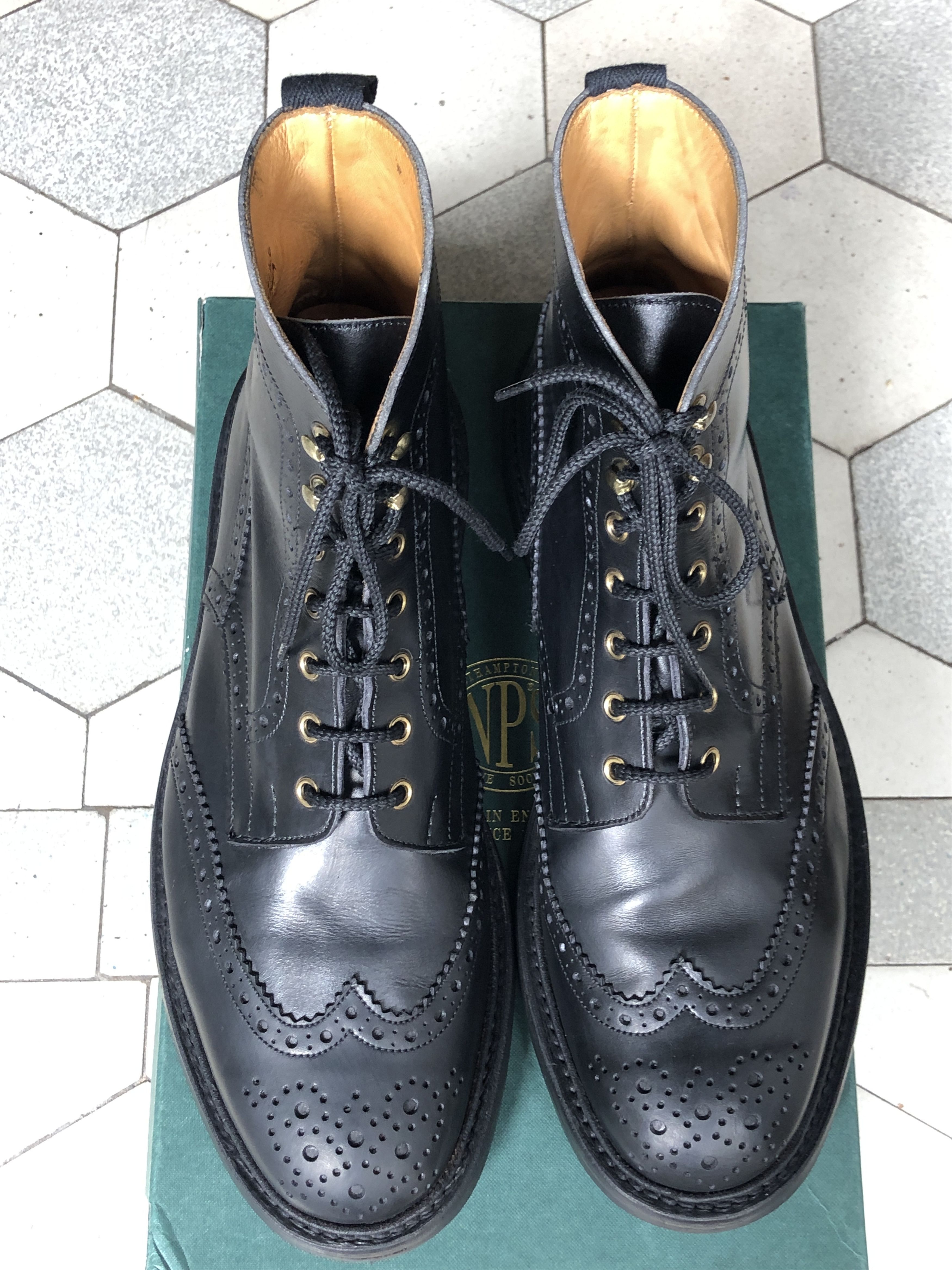 Tricker's Tricker's "Stow" brogue boots customised UK 10.5 Size US 11.5 / EU 44-45 - 10 Thumbnail