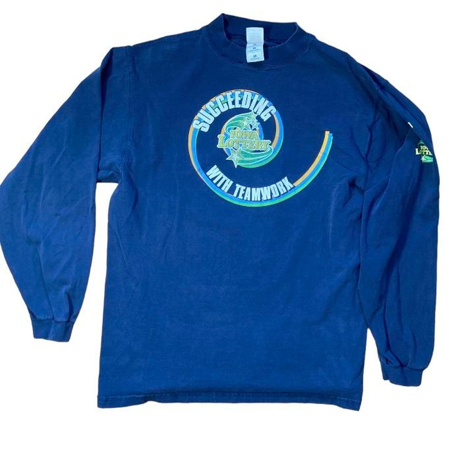 Fruit Of The Loom 90s lowa lottery long sleeve Size US XL / EU 56 / 4 - 1 Thumbnail