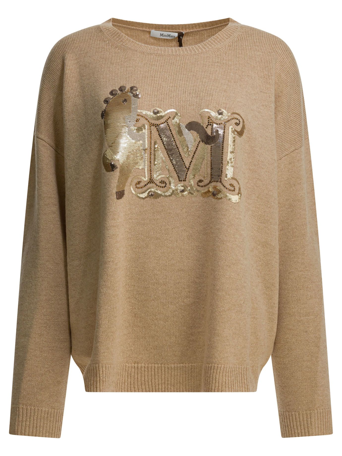 Max Mara Max Mara Wool And Cashmere Crewneck Knitwear tag size M Women - USA Duties Paid Size M / US 6-8 / IT 42-44 - 1 Thumbnail