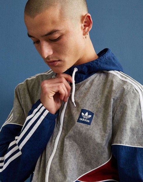 Adidas Skateboarding Colorado Nautical Windbreaker Jacket