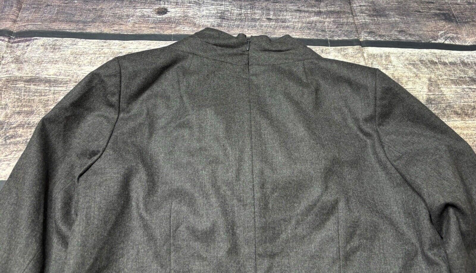 J.Crew J Crew Wool Jacket Womens Size 4 Cowl Neck Stretch Lined Zip Size S / US 4 / IT 40 - 6 Thumbnail
