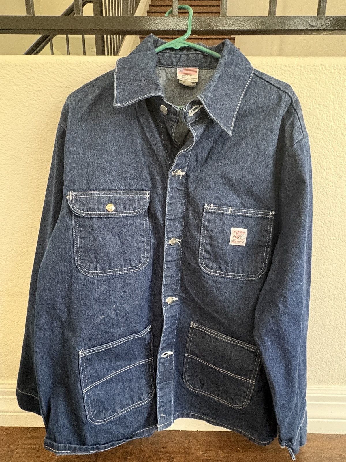 Pointer Pointer Brand by L.C. King Denim Chore Coat — Indigo / XL Size US XL / EU 56 / 4 - 1 Thumbnail