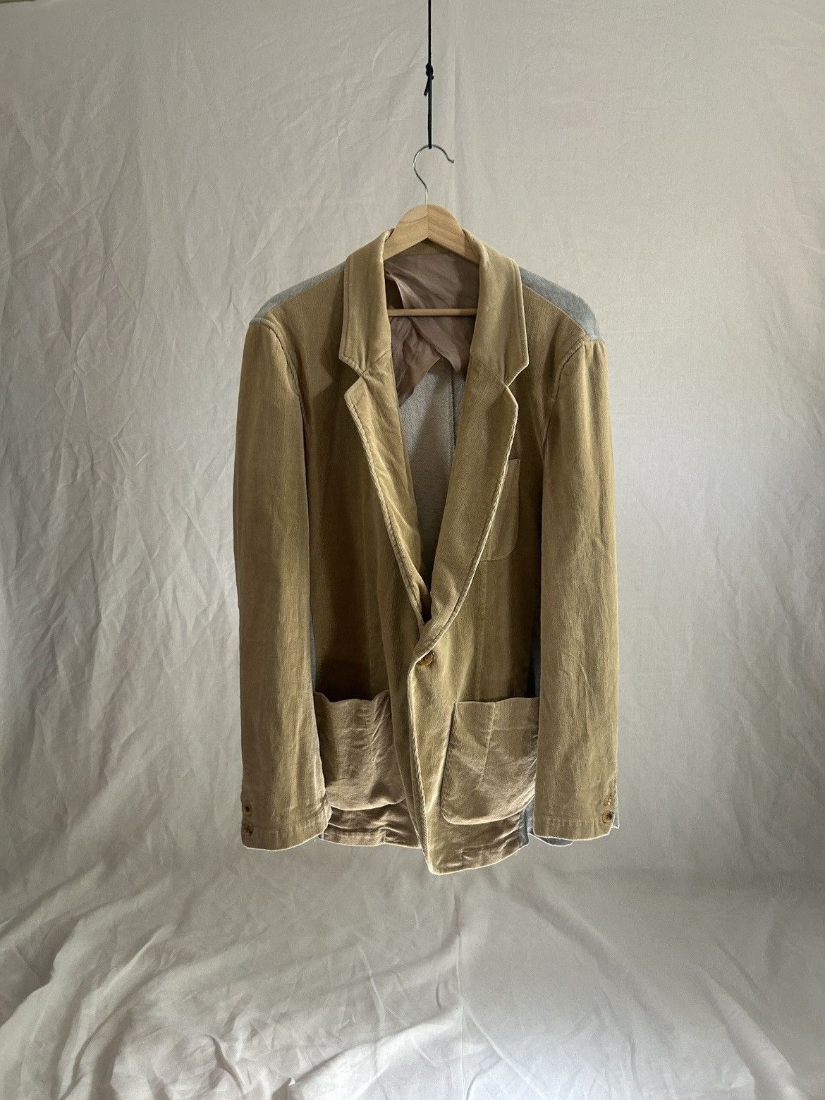 Undercover Undercover AW03 "Paper Doll" Corduroy Hybrid Blazer Size 40R - 1 Thumbnail
