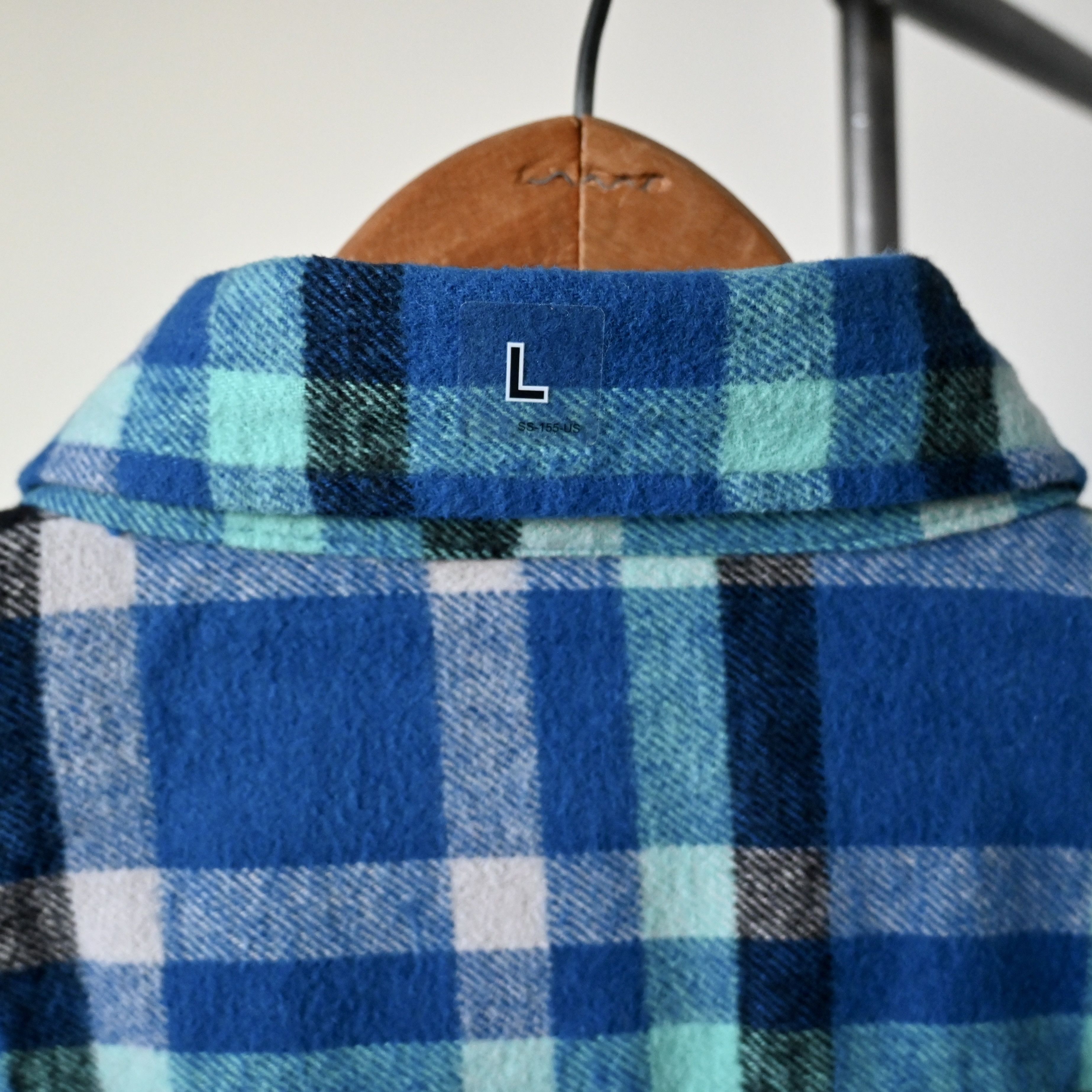 Uniqlo UNUSED, Vintage 2010 UNIQLO plaid cotton flannel shirt, L Size US L / EU 52-54 / 3 - 12 Thumbnail