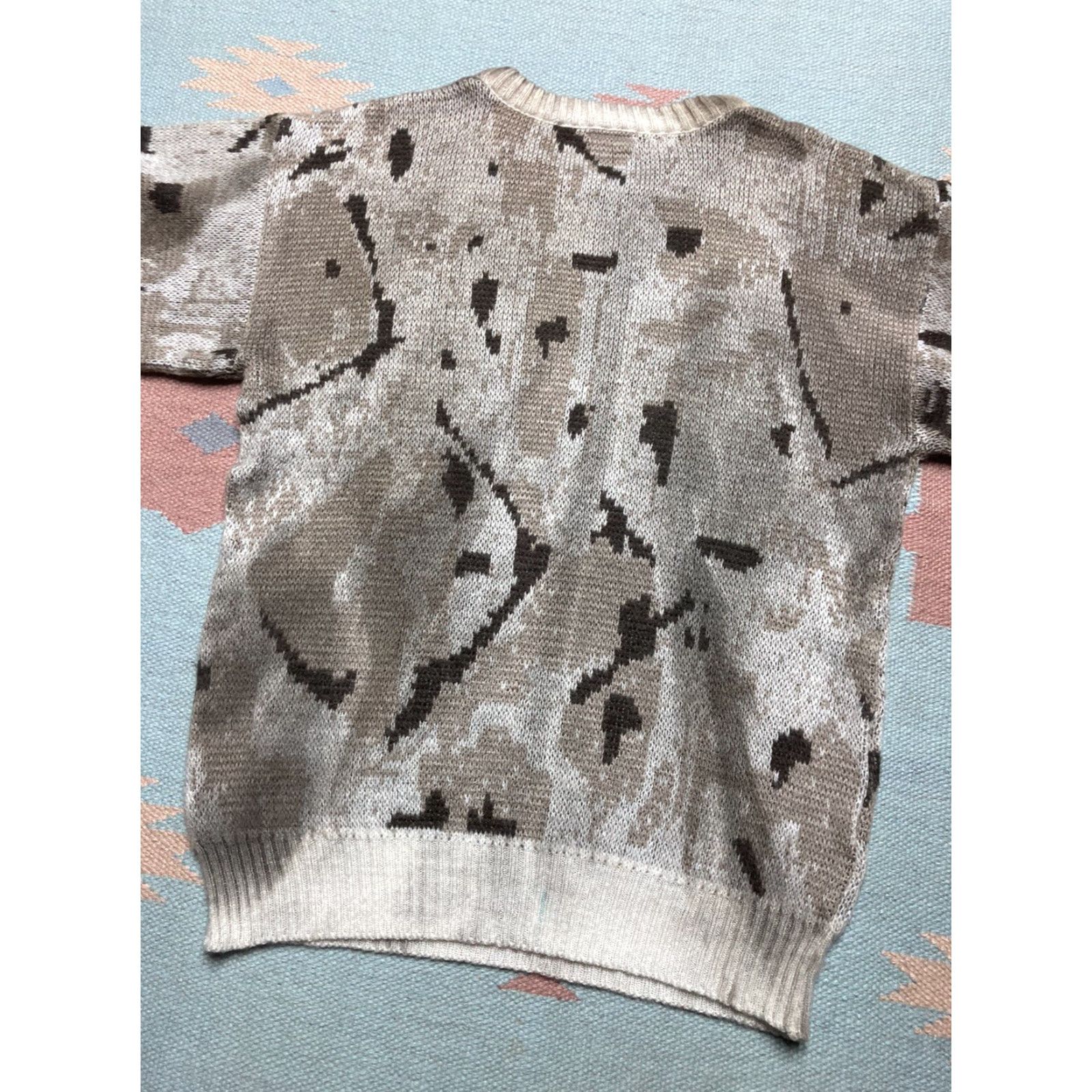 Vintage VINTAGE 80s 90s knit sweater Kennington abstract acrylic wool blend women’s XL Size XL / US 12-14 / IT 48-50 - 5 Thumbnail