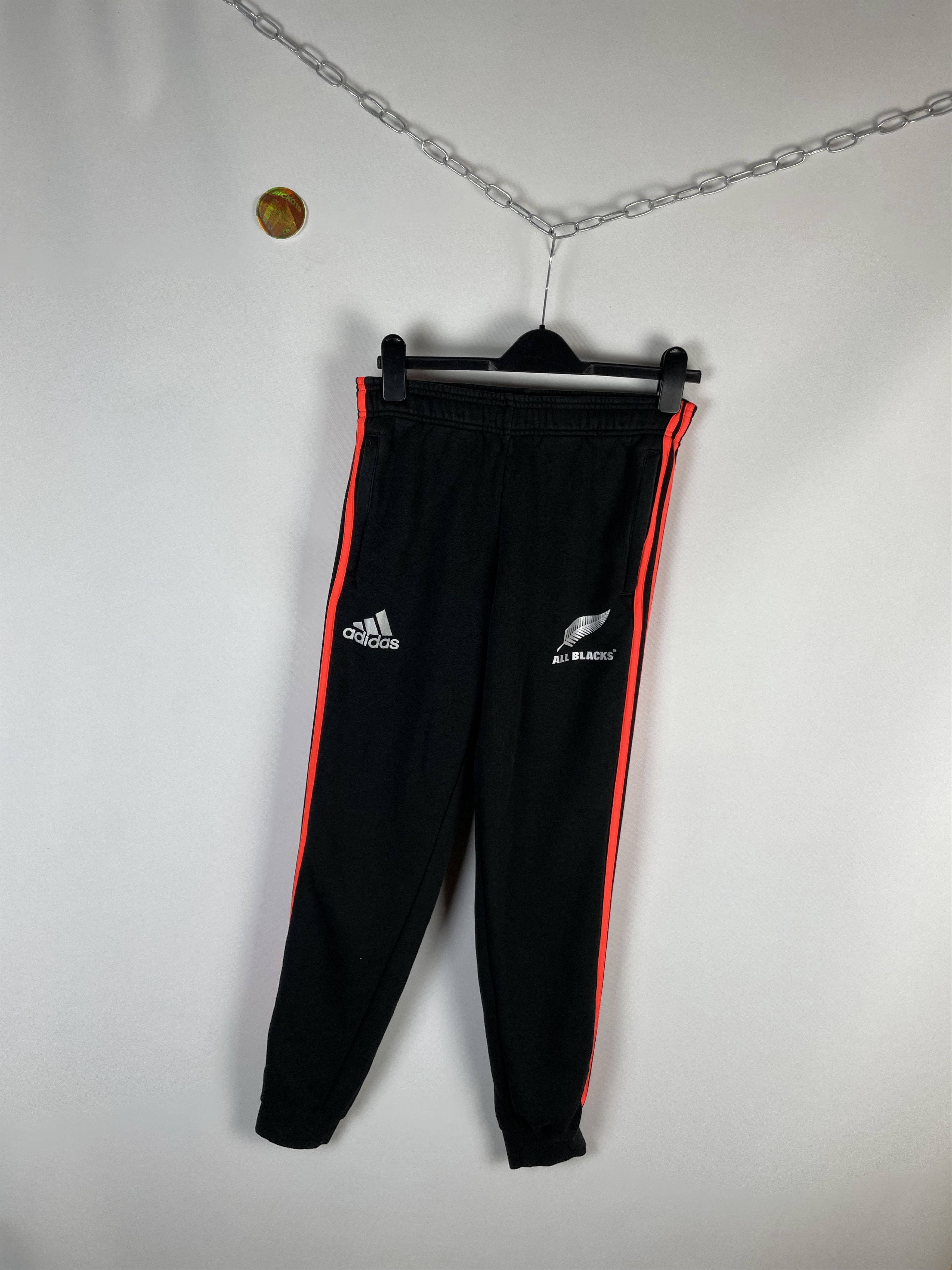 Adidas × Vintage ALL BLACKS RUGBY New Zealand Soccer pants ADIDAS Size US 30 / EU 46 - 2 Thumbnail