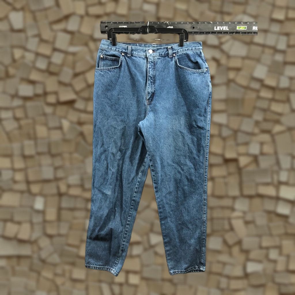 Levi's VINTAGE Levi's Jeans Size 22 34x30 Womens Blue High Rise Taper Mom Levi's 500 Series Regular Denim 5-Pocket Mens Womens Girls Size 40" / US 18 - 1 Thumbnail