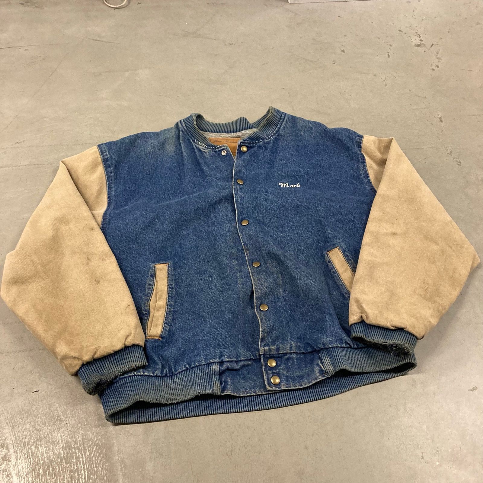 Vintage vintage denim two tone ford truck bomber jacket Size US L / EU 52-54 / 3 - 1 Thumbnail