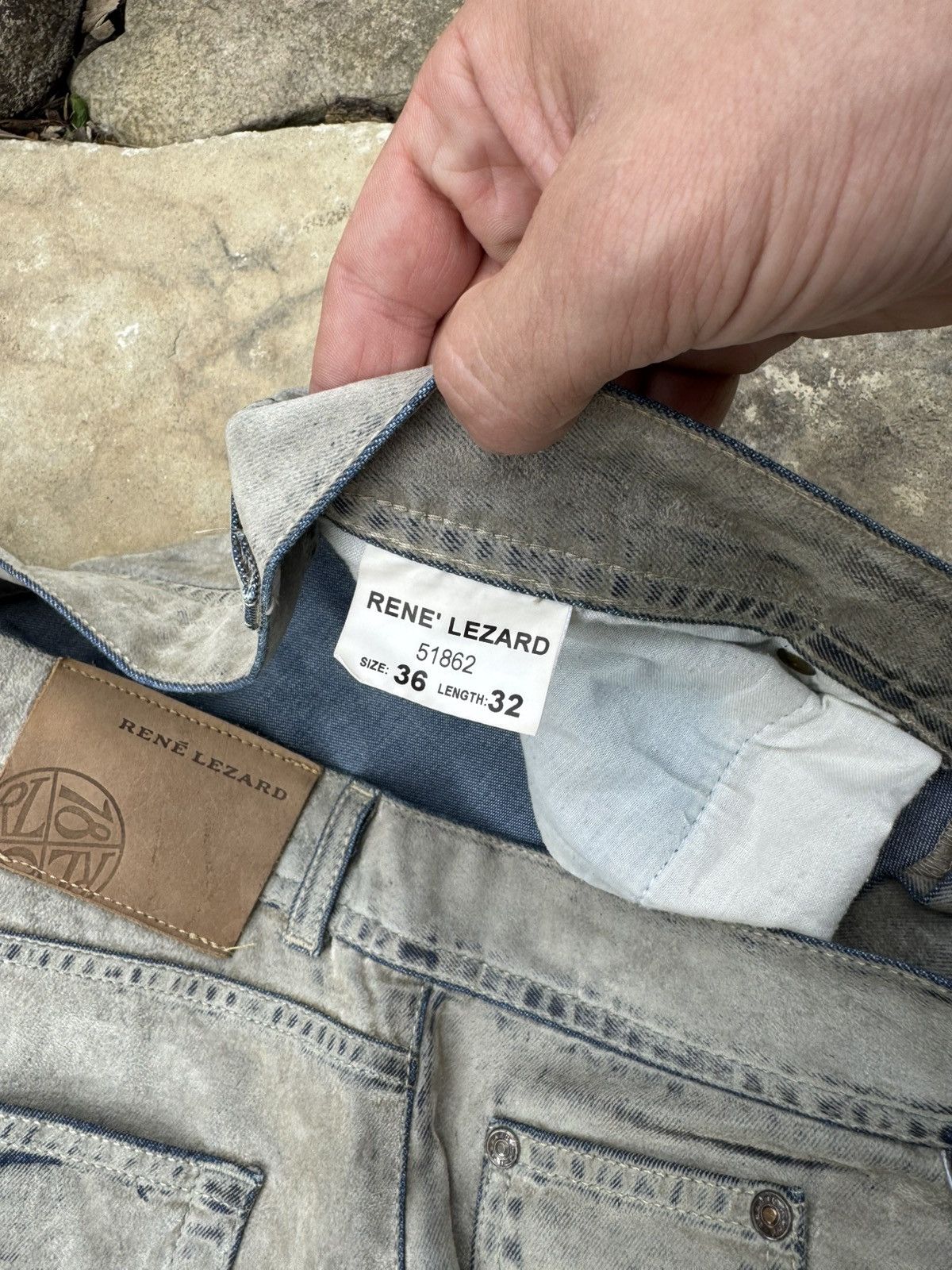 Vintage Vintage Rene Lezard Velour Y2k Distressed Pants Size US 36 / EU 52 - 11 Thumbnail