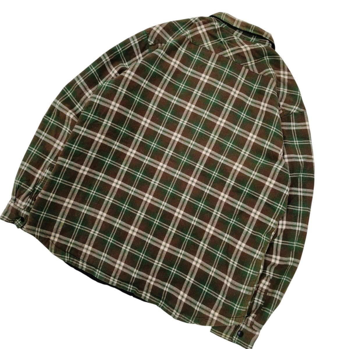 Japanese Brand Vintage Clothes Truck Quilted Flannel Jacket Size US L / EU 52-54 / 3 - 7 Thumbnail