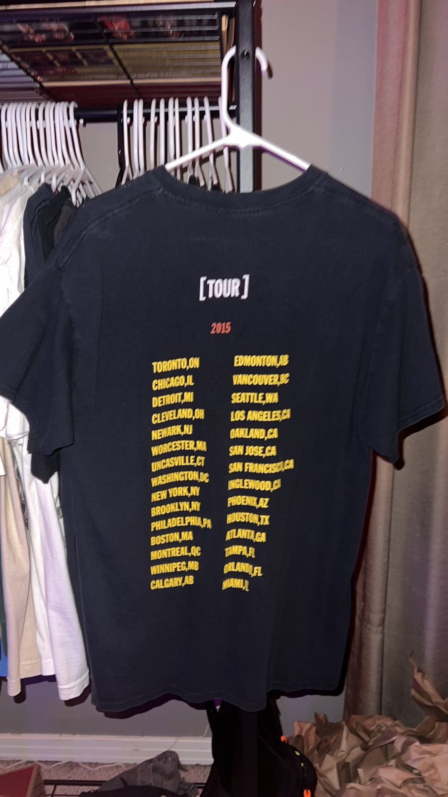 Travis Scott Rare Travis scott 2015 tour tee Size US L / EU 52-54 / 3 - 2 Thumbnail