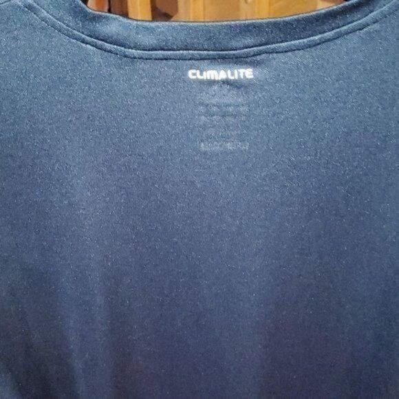 Adidas Adidas Climalite Logo Black w/ White Stripes Short Sleeve At Size US L / EU 52-54 / 3 - 5 Thumbnail