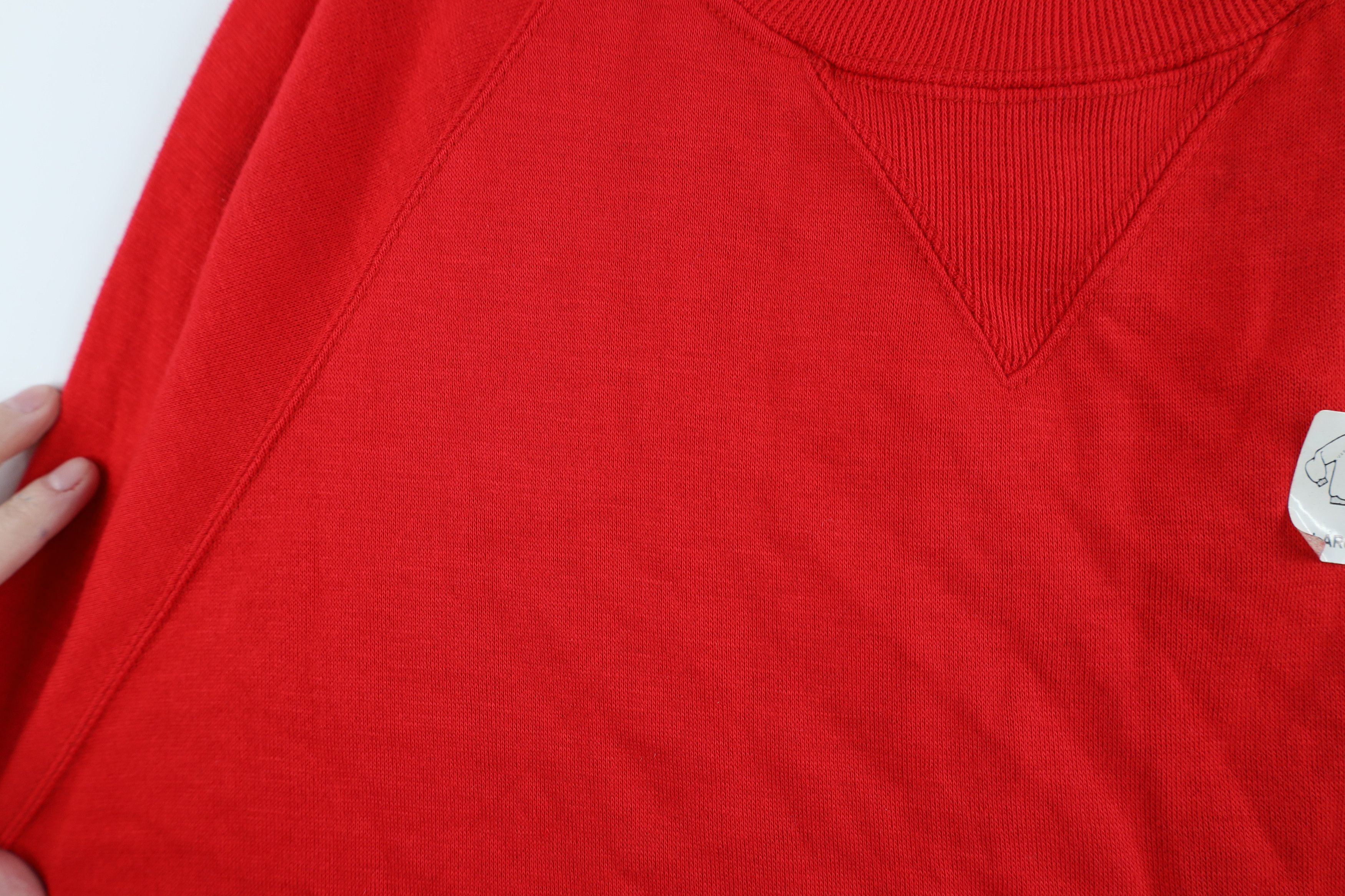 Vintage Deadstock Vintage 70s Streetwear Crewneck Sweatshirt Red Size US L / EU 52-54 / 3 - 5 Thumbnail