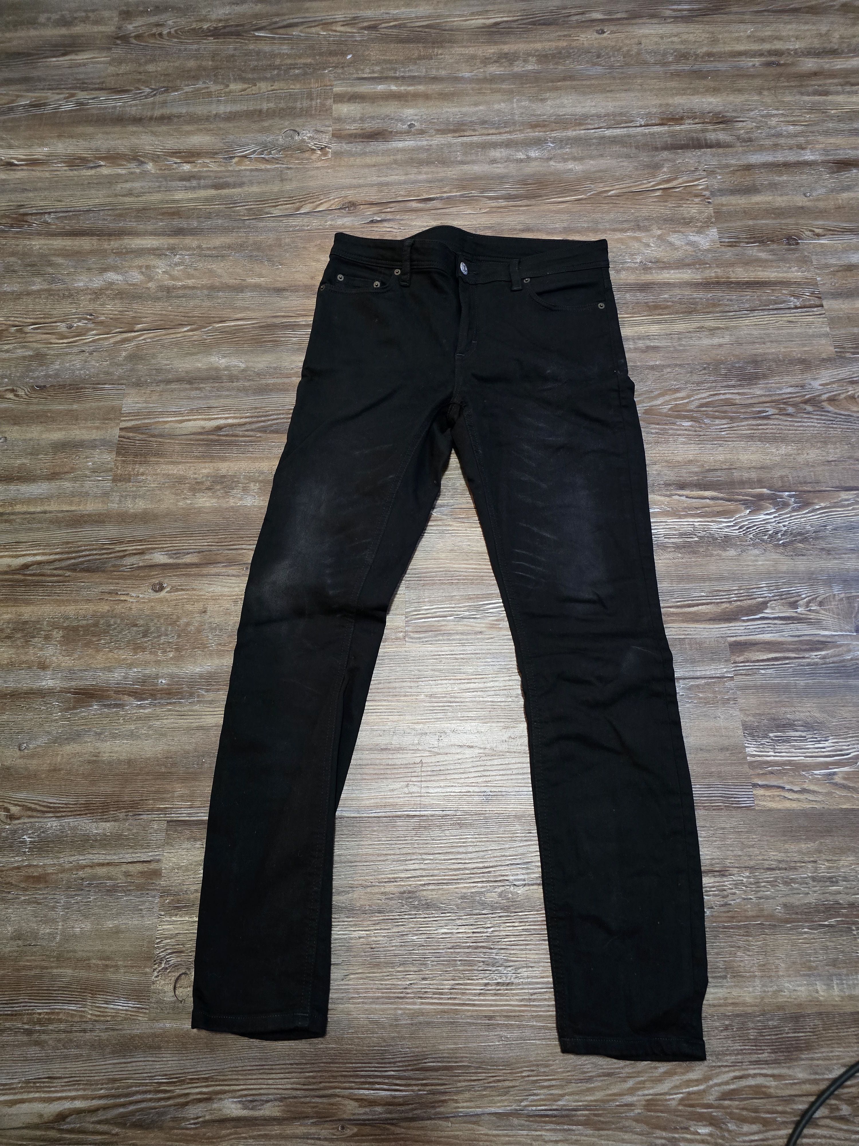 Skinny black jeans acne studios climb