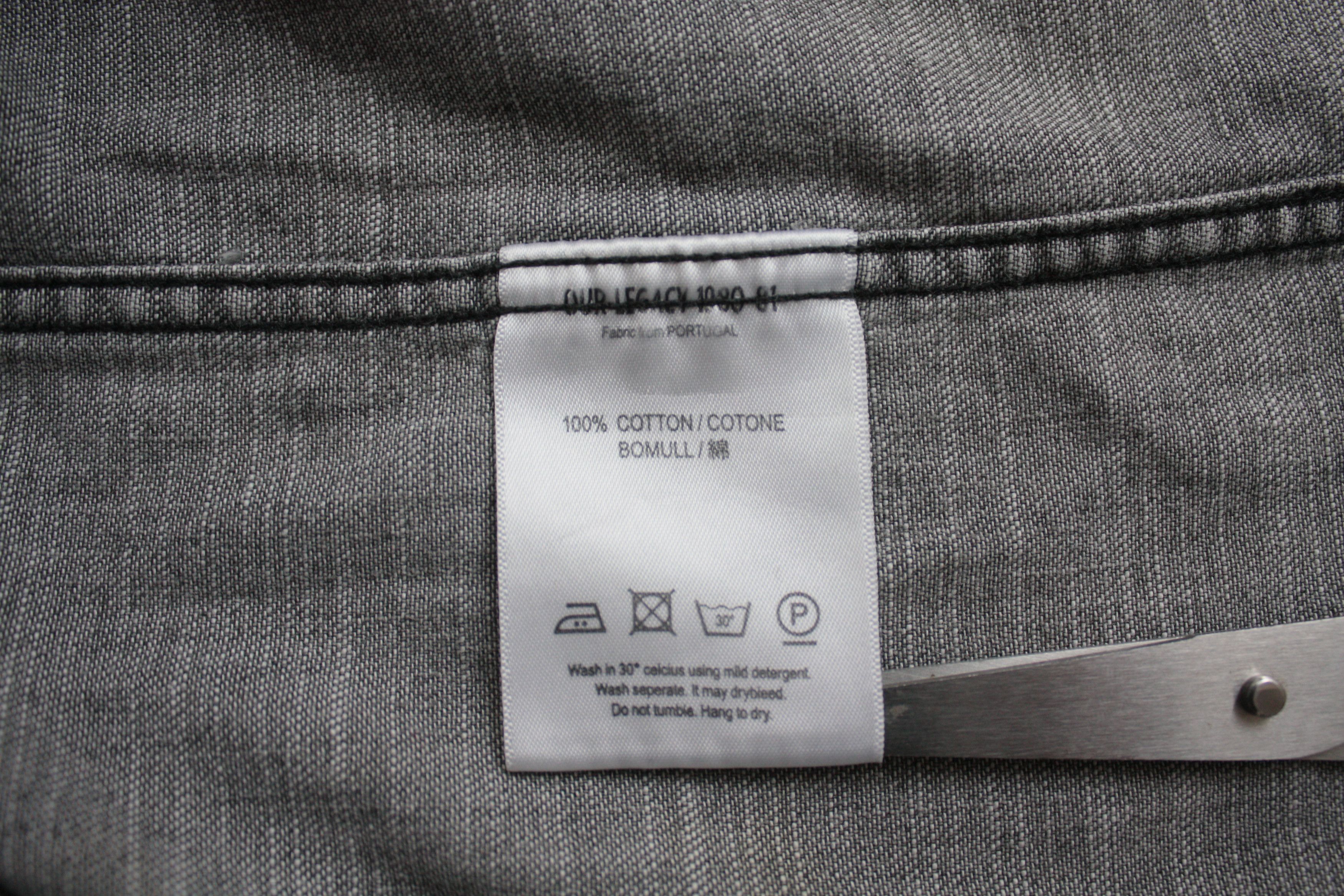 Our Legacy Our Legacy Denim Grey Long Sleeve Shirt Men's S Size US S / EU 44-46 / 1 - 6 Thumbnail