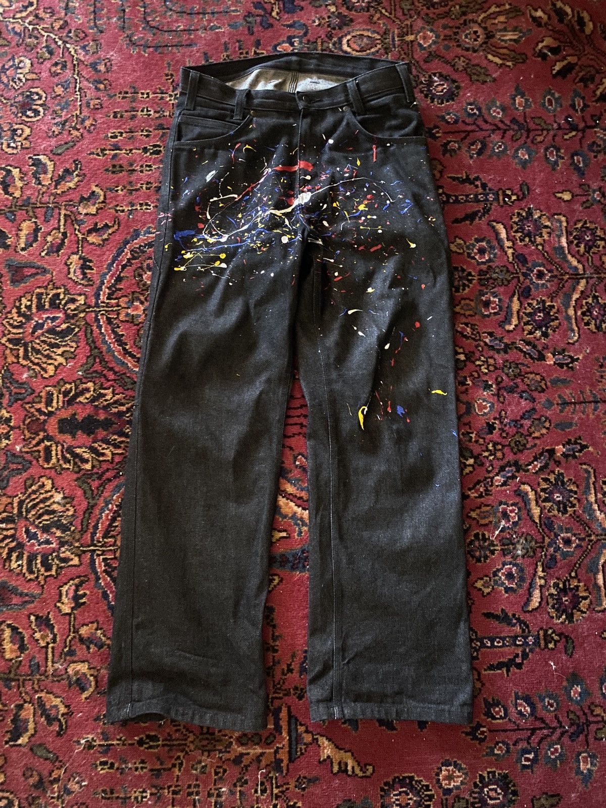 Ben Davis ben davis custom paint splatter baggy carpenters Size US 30 / EU 46 - 1 Thumbnail