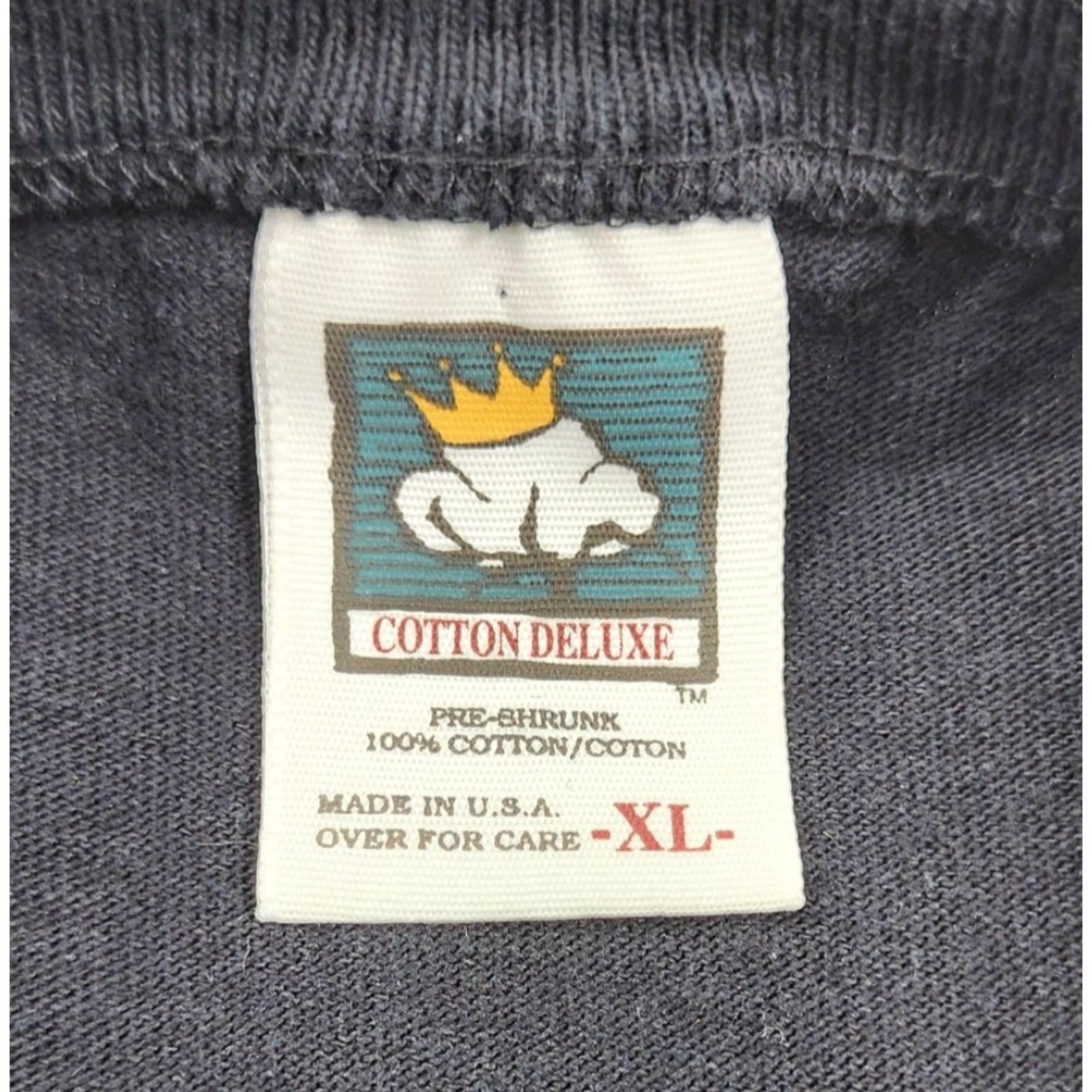 Vintage VINTAGE Cotton Deluxe Parrot Heads Shirt Mens XL Black Henley Short Sleeve Cotton Deluxe Logo Graphic Print 90s USA Mens XL Black Parrot Heads Shirt Size US XL / EU 56 / 4 - 5 Thumbnail