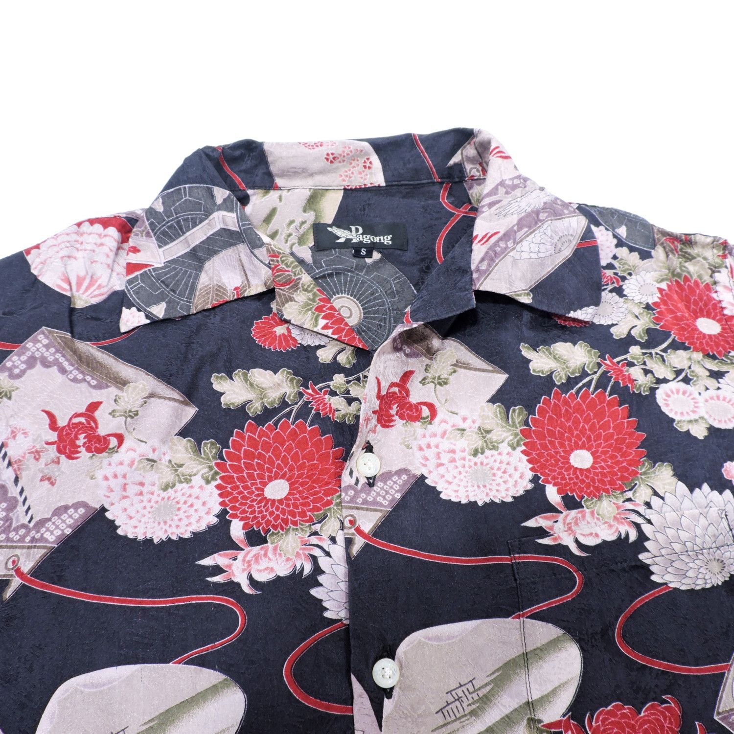 Japanese Brand PAGONG JAPAN ALOHA HAWAIIAN FLORAL PRINT SHIRT Size US S / EU 44-46 / 1 - 6 Thumbnail