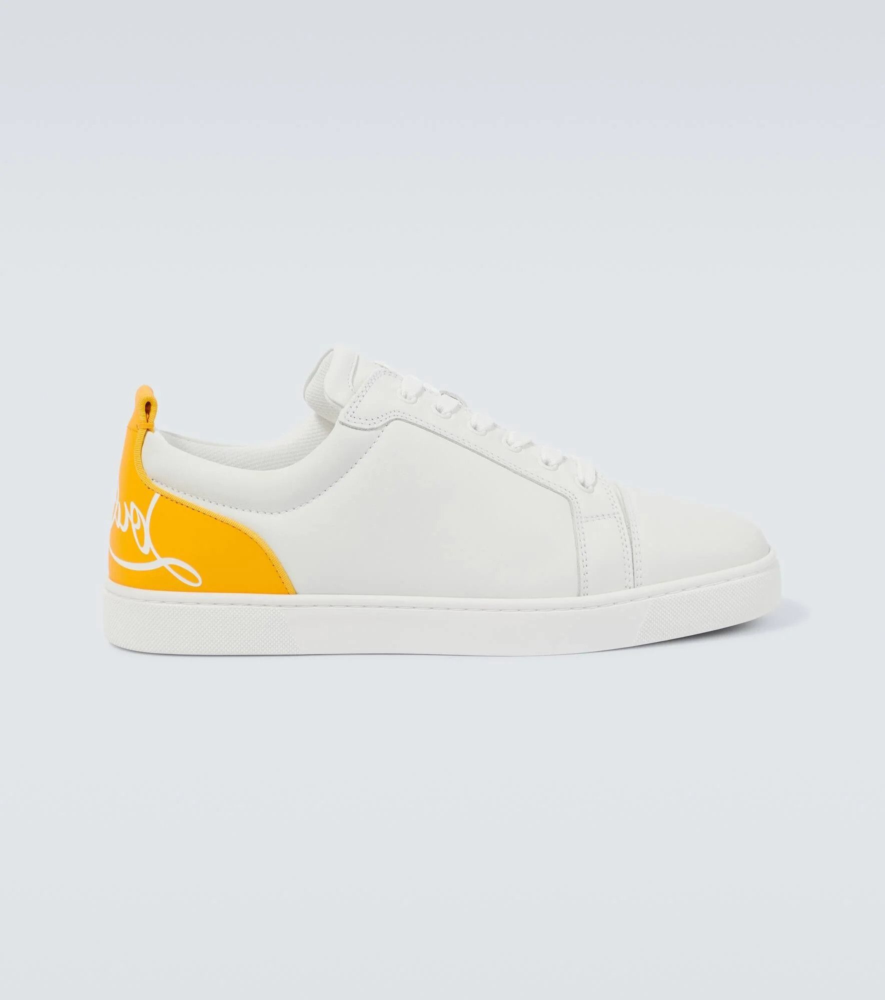 Christian Louboutin fun louis junior in white /yellow Size US 9 / EU 42 - 1 Thumbnail