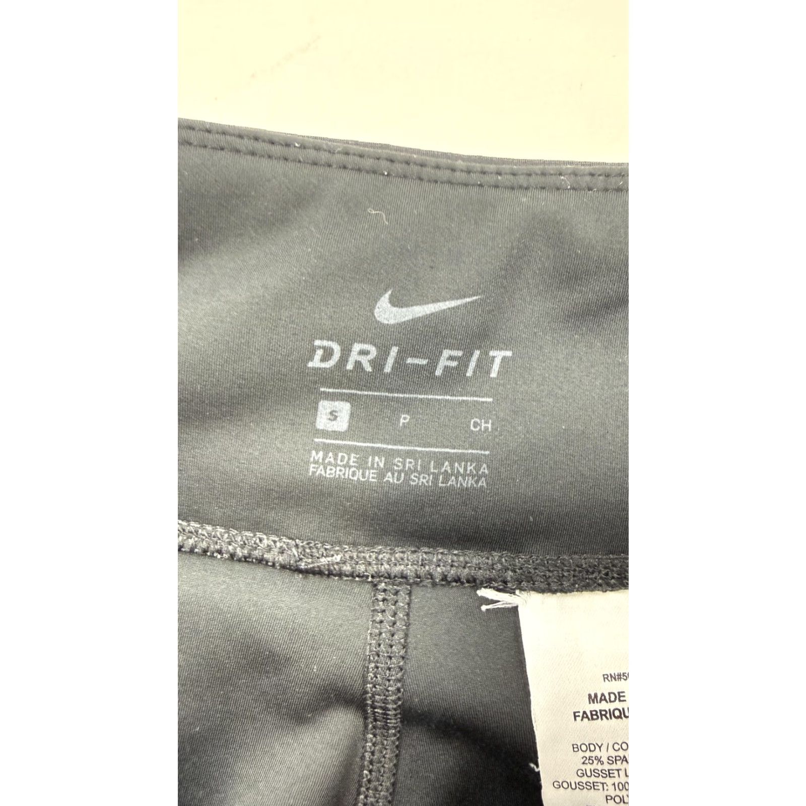 Nike Nike Dri-FIT Running Leggings Women S Black Cropped Leggings Zip AV8191-010 Size 28" / US 6 / IT 42 - 6 Thumbnail