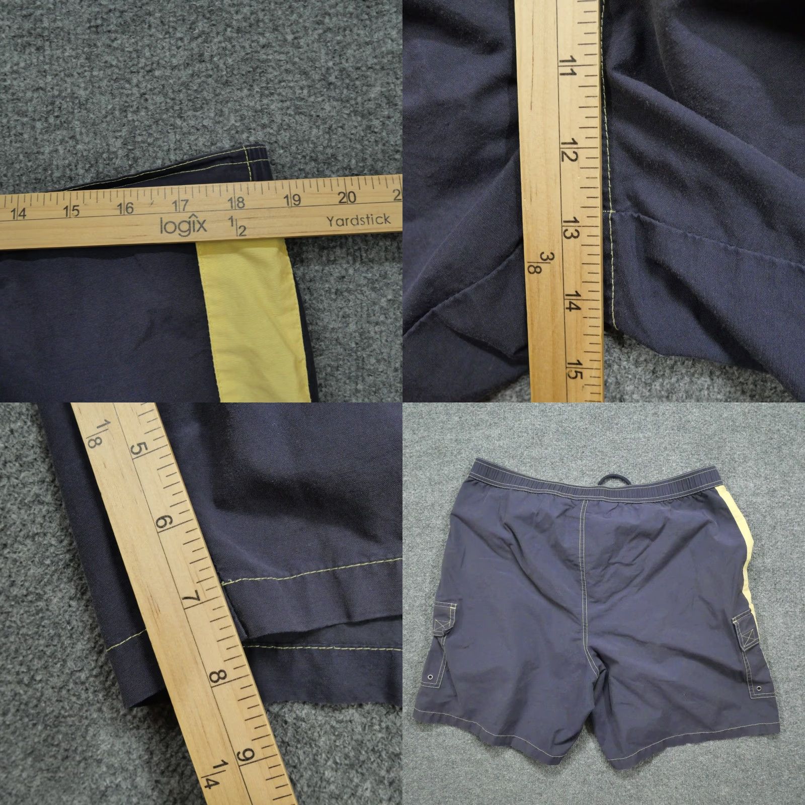 Ralph Lauren VINTAGE Ralph Lauren Swim Trunks Mens XL Blue Yellow Shorts Polo Liner Y2K Size US XL / EU 56 / 4 - 8 Thumbnail