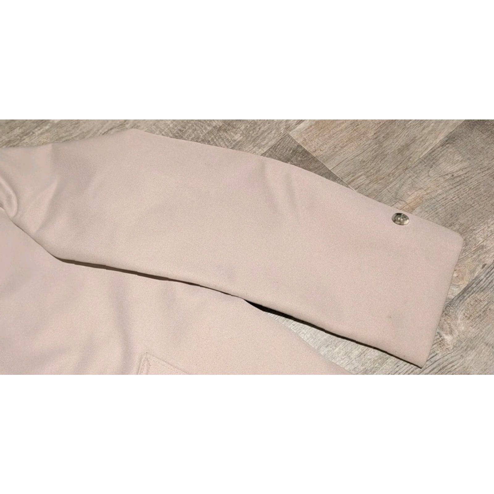 VINTAGE JC Penney Men's 46 Chelsea Coat The Men’s Shop Beige Faux Fur Lined Overcoat 1970s Mens