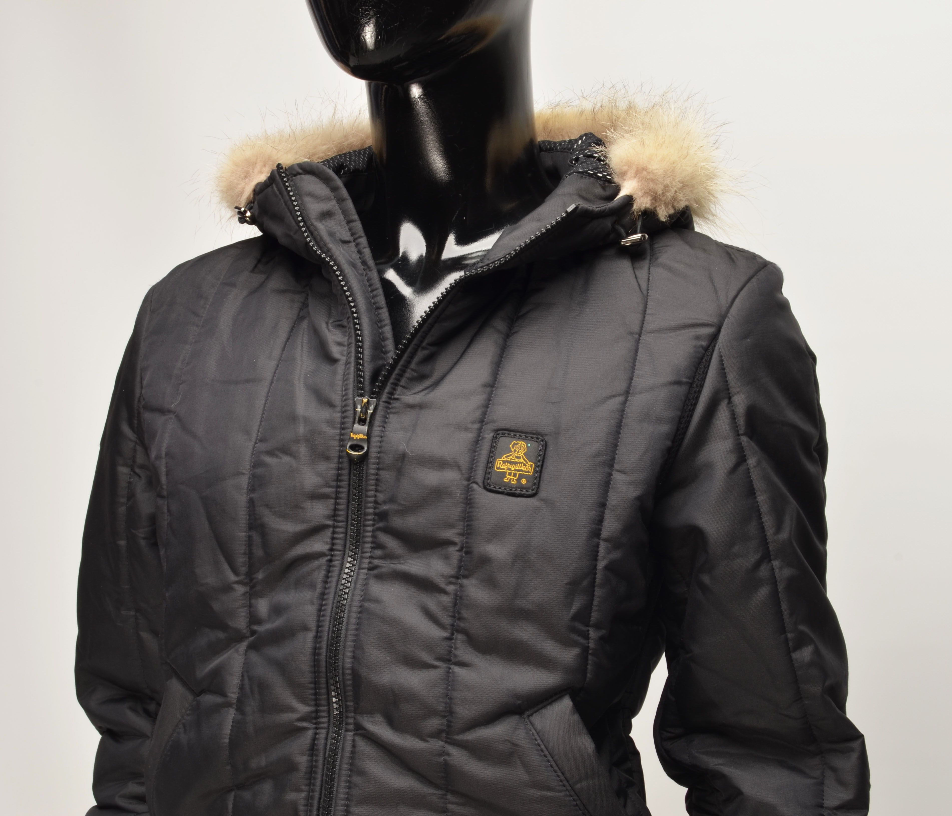 Miss Sixty RefrigiWear by Miss Sixty Y2K Faux Fur Hood Bomber Jacket Size M / US 6-8 / IT 42-44 - 11 Thumbnail