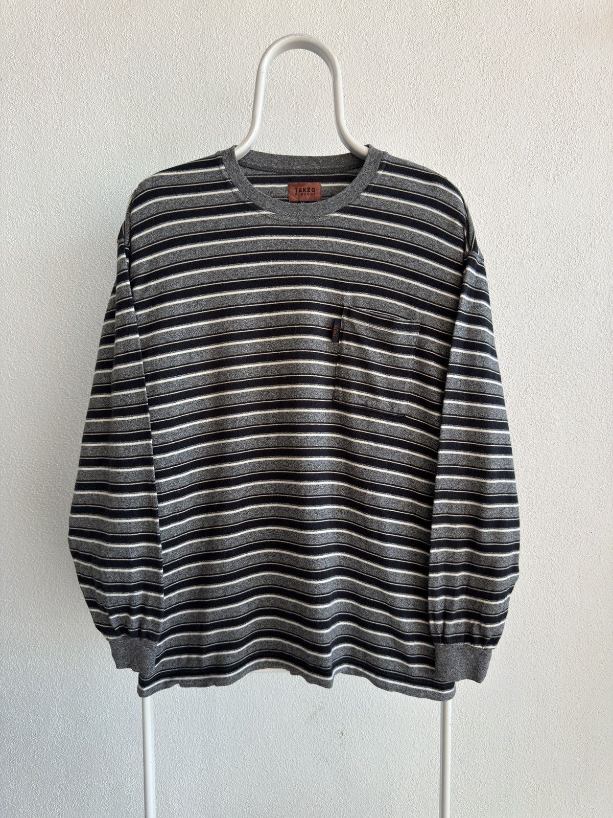 Takeo Kikuchi Takeo Kikuchi Striped Long Sleeve Shirt Size US M / EU 48-50 / 2 - 1 Thumbnail