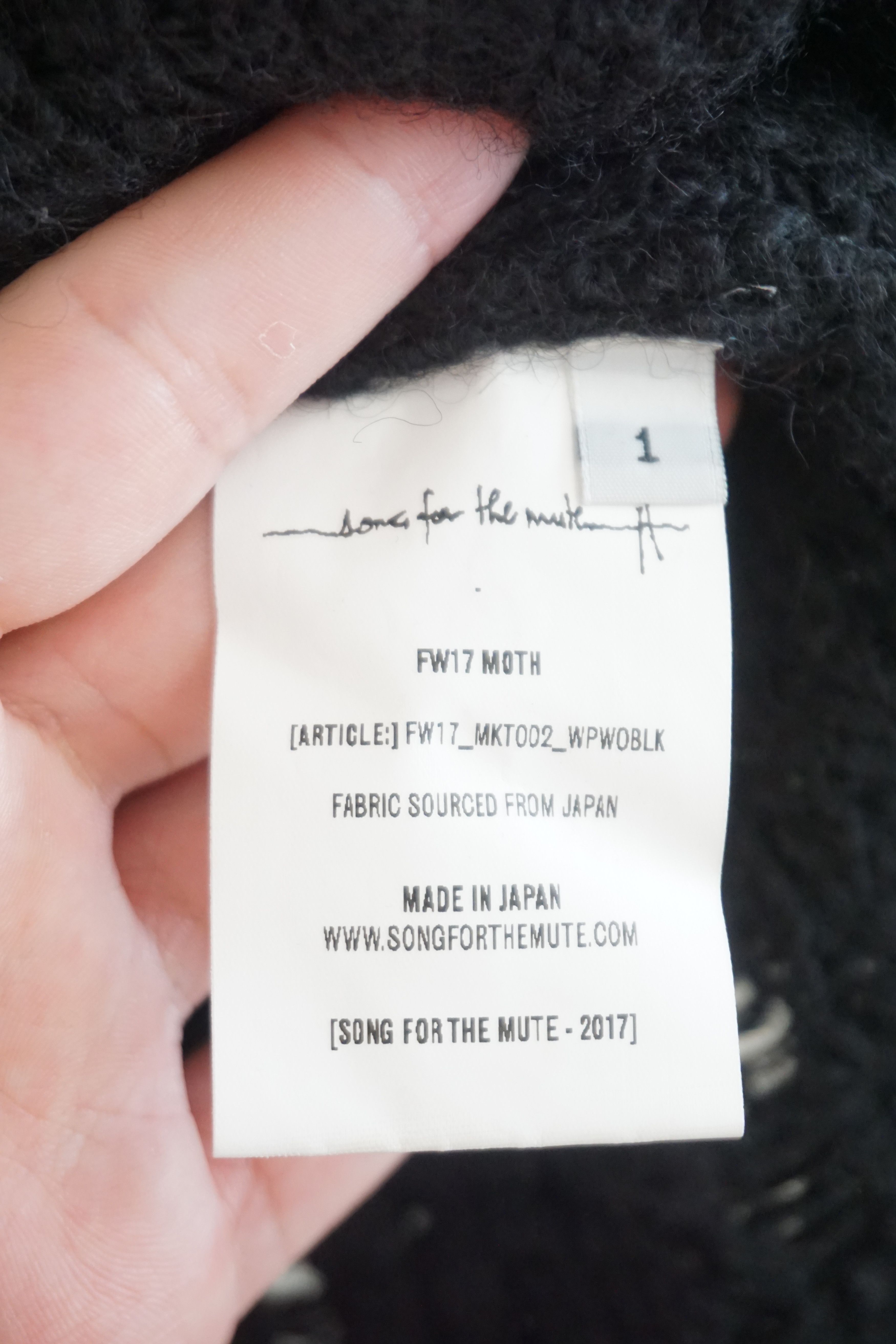 Song For The Mute FW17 Distressed Knit Size US S / EU 44-46 / 1 - 9 Thumbnail
