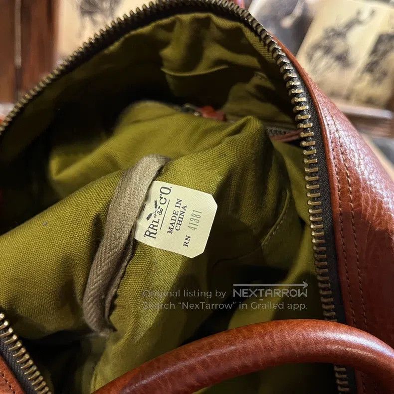 RRL Ralph Lauren RRL Ralph Lauren Full leather Boston travel bag shoulder b Size ONE SIZE - 5 Thumbnail