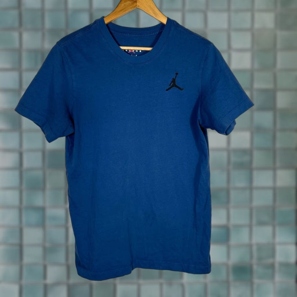 Jordan Brand Jordan Mens Jumpman Embroidered Logo T-Shirt Blue DC7485-493 Size M Size US M / EU 48-50 / 2 - 1 Thumbnail