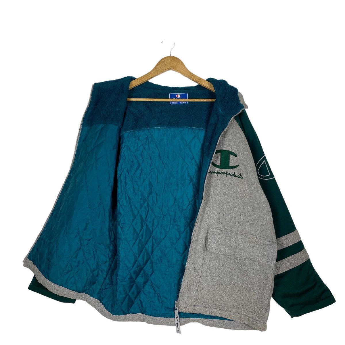 Champion × Japanese Brand Champion big logo zipper hoodie Size US L / EU 52-54 / 3 - 10 Thumbnail