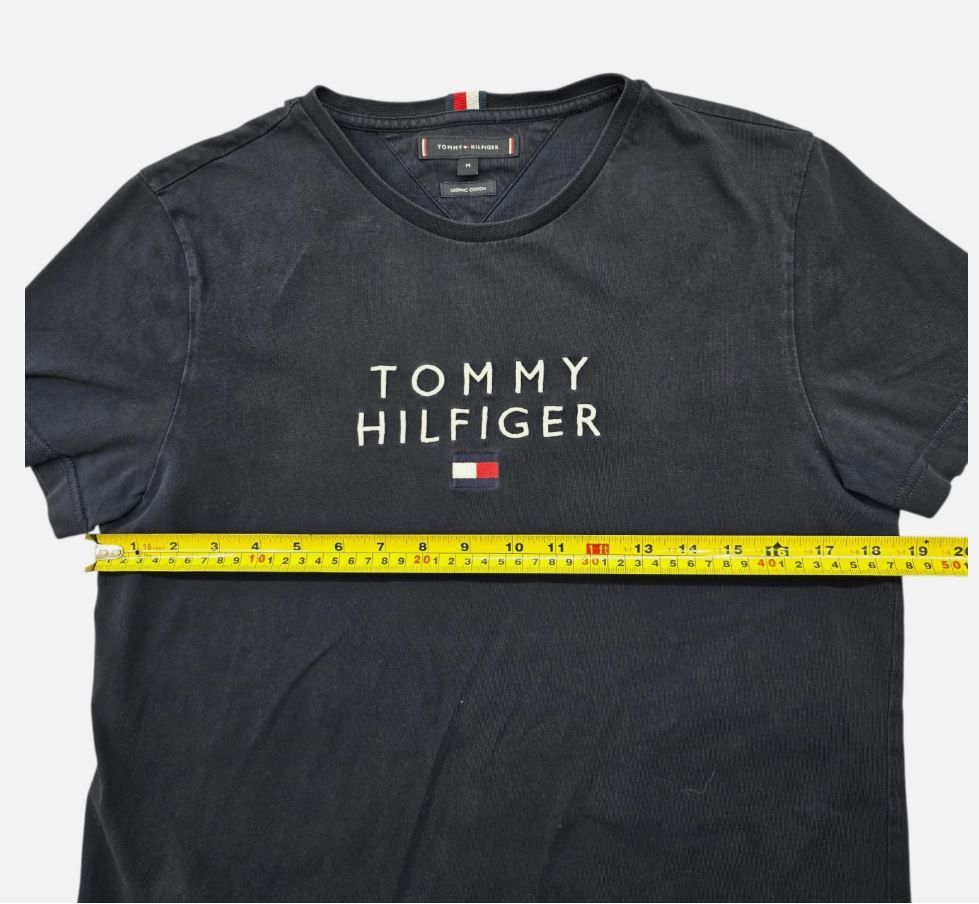 Tommy Hilfiger Tommy Hilfiger Men's Navy Organic Cotton Crew Neck T-Shirt M Size US M / EU 48-50 / 2 - 8 Thumbnail