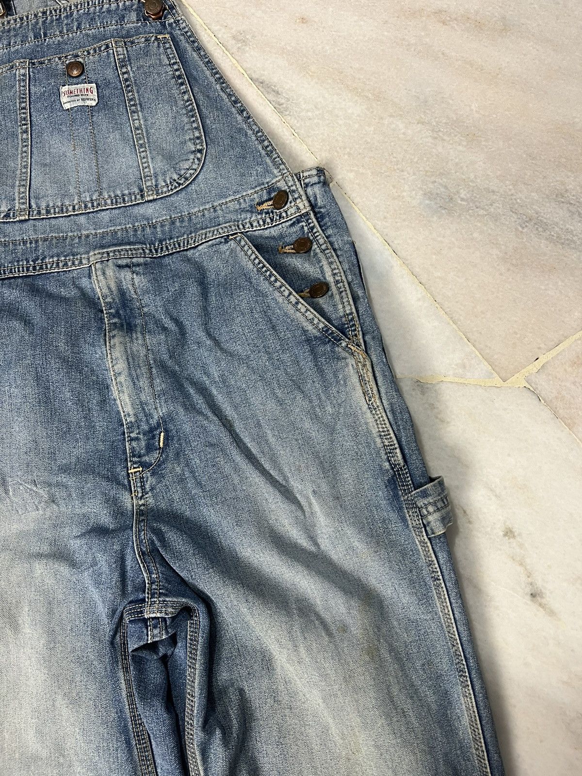 Edwin × If Six Was Nine Vintage 90’s Edwin Something Overall Jeans Size US 32 / EU 48 - 6 Thumbnail