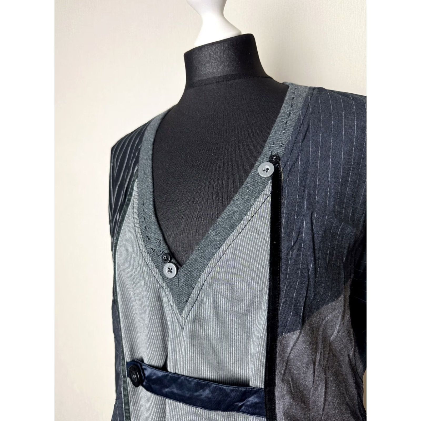 Desigual Desigual Dress Womens A-Line Knee Length Grey 44 Size M / US 6-8 / IT 42-44 - 2 Thumbnail