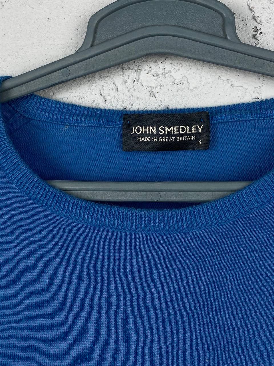 John Smedley John Smedley Blue Cotton Crewneck Pullover Sweater M 48 Size US S / EU 44-46 / 1 - 4 Thumbnail