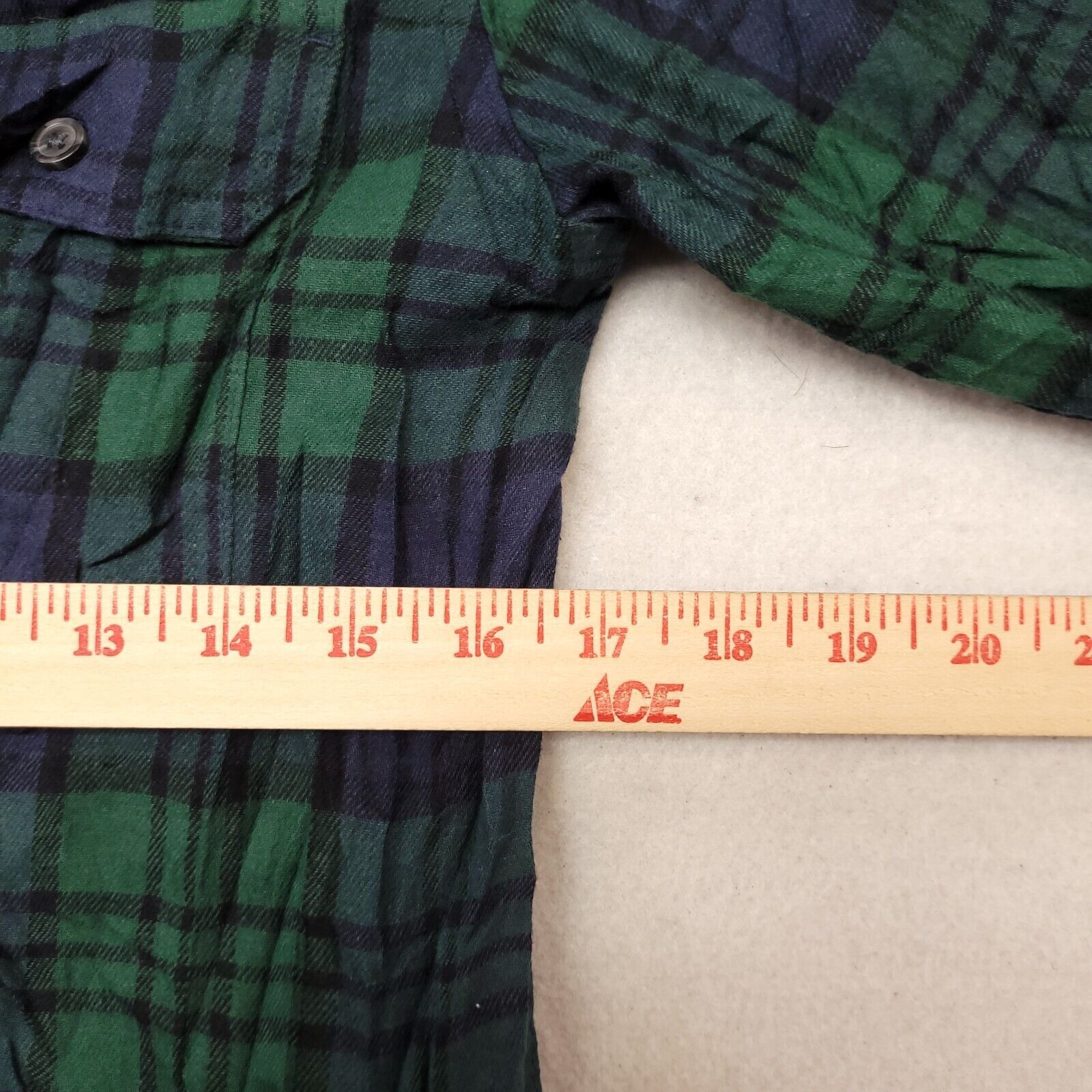 Old Navy Old Navy Tartan Flannel Casual Shirt Mens Size XS Blue Green Size US XS / EU 42 / 0 - 9 Thumbnail