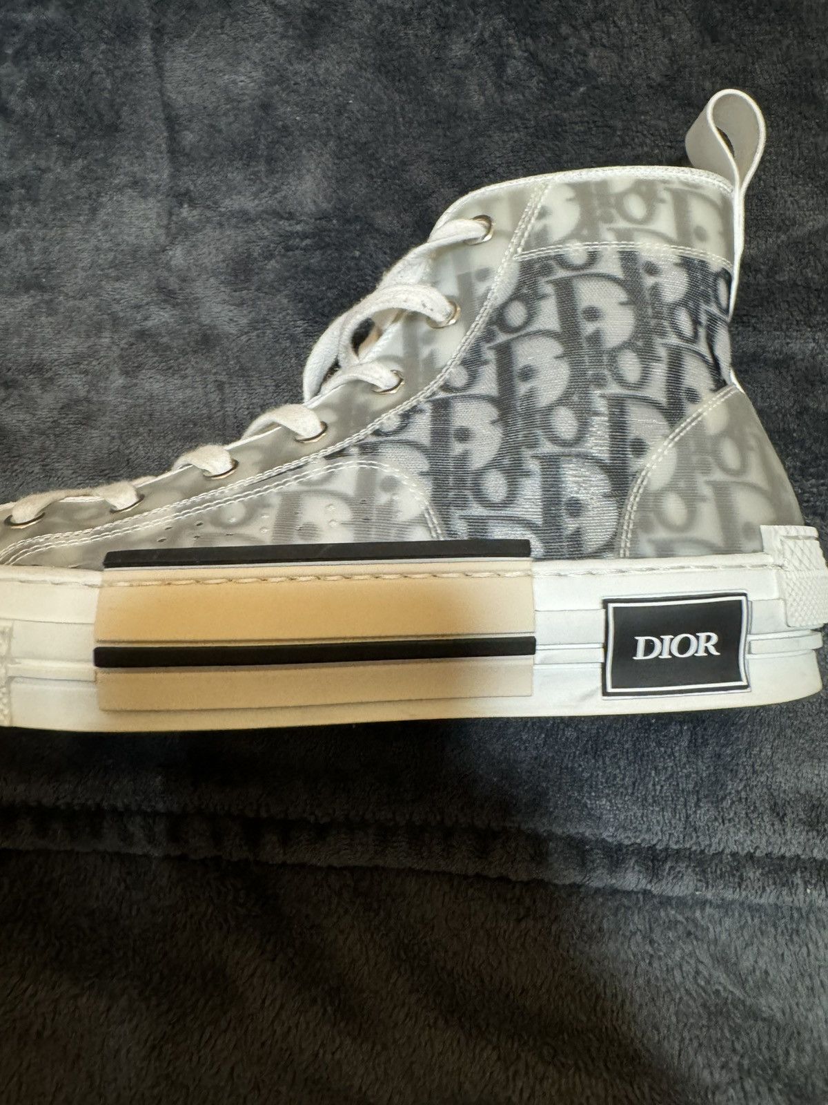 Dior Dior B23 High Top Sneakers Size US 8 / EU 41 - 5 Thumbnail