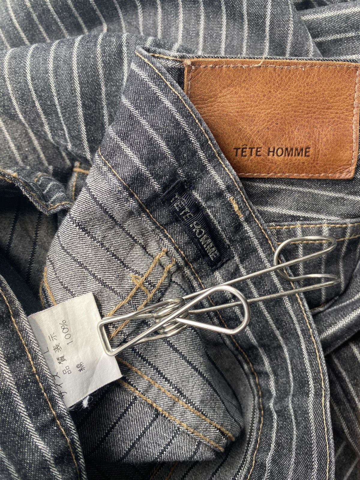 Issey Miyake × Japanese Brand × Tete Homme Tete homme pants Size US 34 / EU 50 - 10 Thumbnail